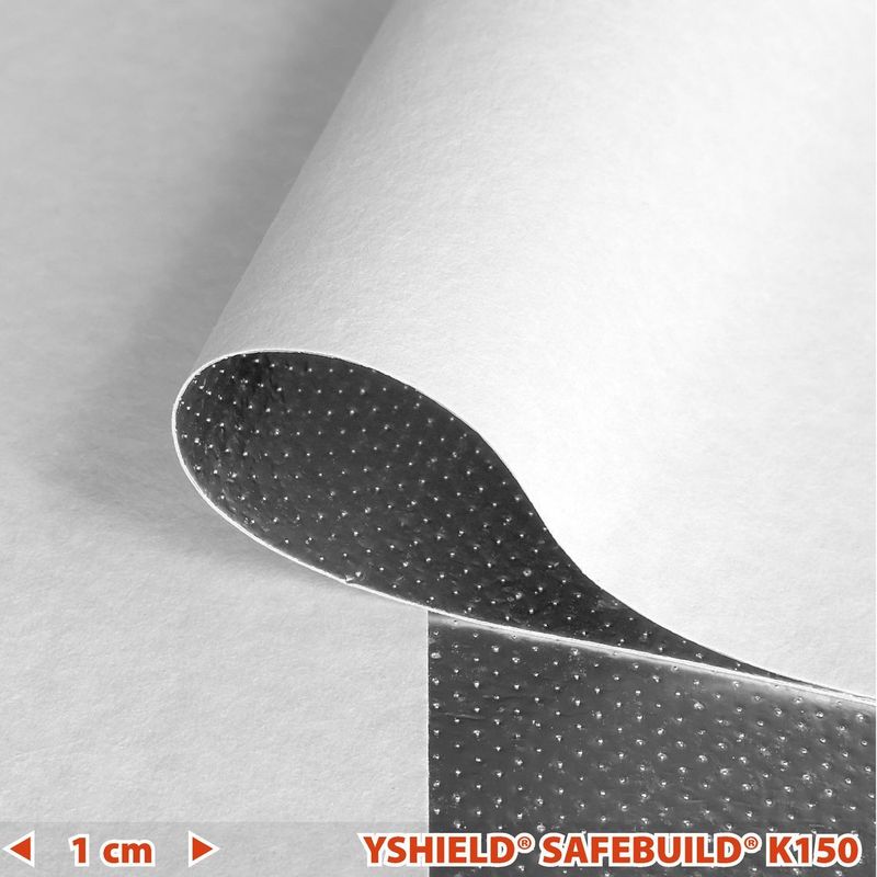 YSHIELD® SAFEBUILD® K150 | Papier peint de protection -100dB | Largeur 70 cm Réf 80