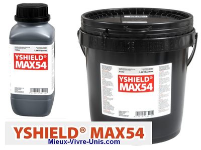 MAX54  Peinture de blindage hautes et basses fréquences 1 et 5 Litres /  YSHIELD -49 dB MAX 54