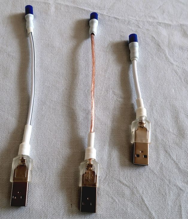 Câble de mise à la terre 2.5 mm²  USB / Douille cylindrique de 20 cm à 25 mètres pour  box internet Réf 20