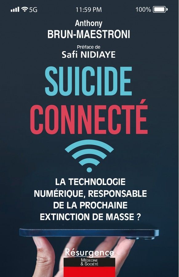 Livre : "Suicide connecté" / Auteur : Anthony BRUN-MAESTRONI, avril 2024