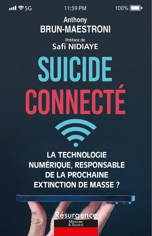 Livre : "Suicide connecté" / Auteur : Anthony BRUN-MAESTRONI, avril 2024