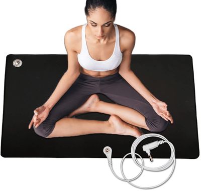 Tapis de mise à la terre haute conductivité  60 cm X 90 cm  et kit complet / Earthing Réf 79