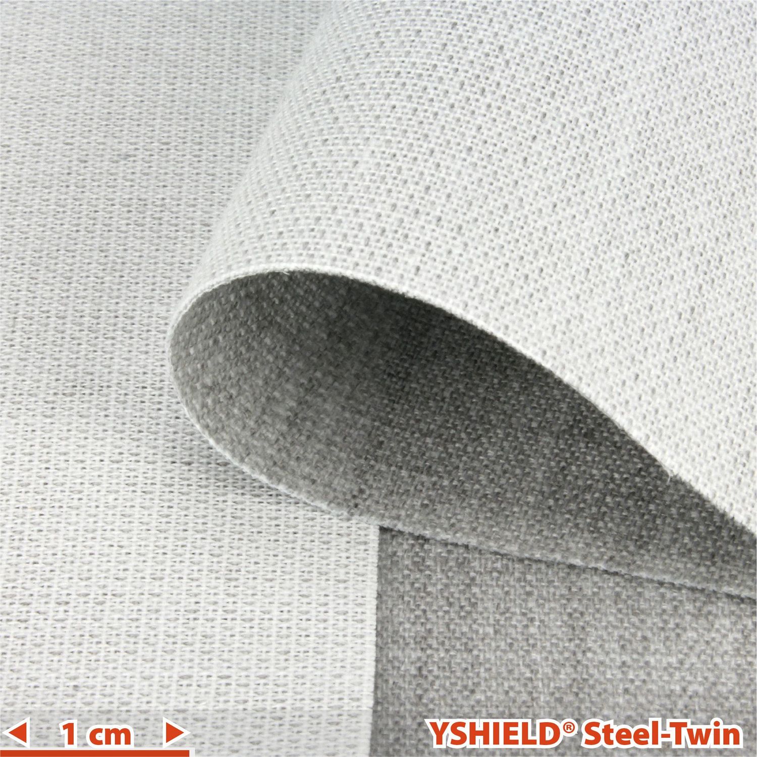 Yshield® SILVER-TWIN -60 dB / Tissu anti-ondes basses et hautes fréquences  / 50 Hertz, Linky, 3G, 4G, 5G ... Réf 81