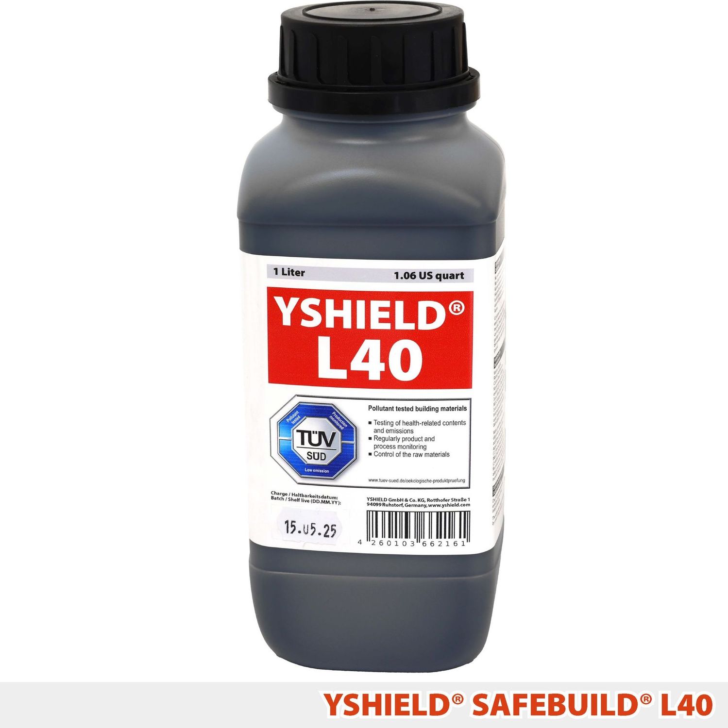 L40 SAFEBUILD  / Protection 50 Hertz, Linky , 2G, 3G, 4G, 5G ...  1 et 5 Litres /  YSHIELD®  -32 dB L 40 Réf 93