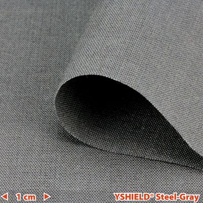 Tissu anti-ondes basses et hautes fréquences YSHIELD® STEEL-GRAY -42 dB  Réf : 336