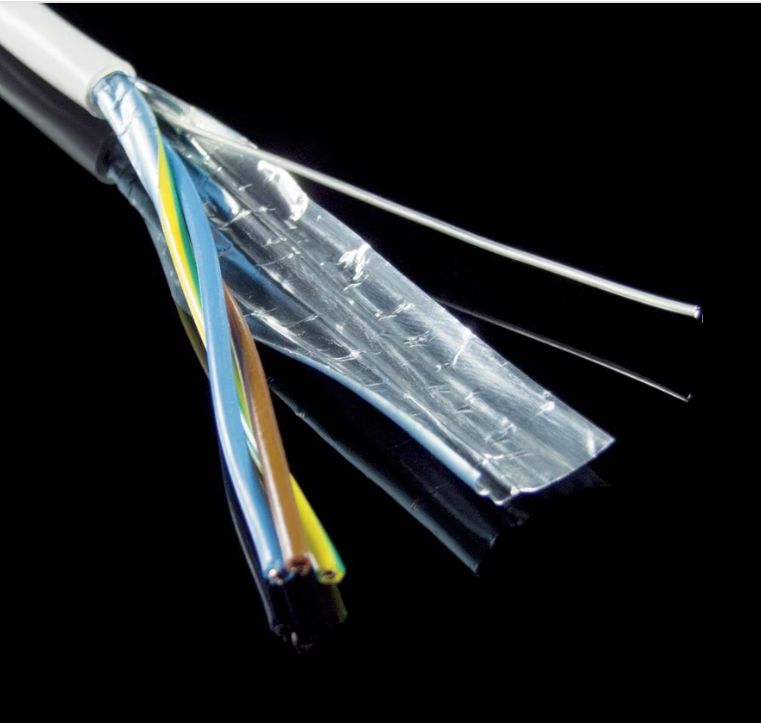 Câble blindé RIGIDE 3G X 2.5 mm² sans PVC /  25 mètres / 100 mètres BIOLOGA DANELL Réf 43