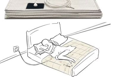 Drap de mise à la terre 3% argent et kit complet / Earthing Réf. 328