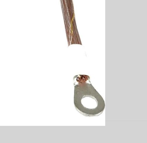 Câble de mise à la terre pour YSHIELD ou BIOLOGA avec œillet / œillet de 20 cm à 25 mètres (oeillet) Réf 192