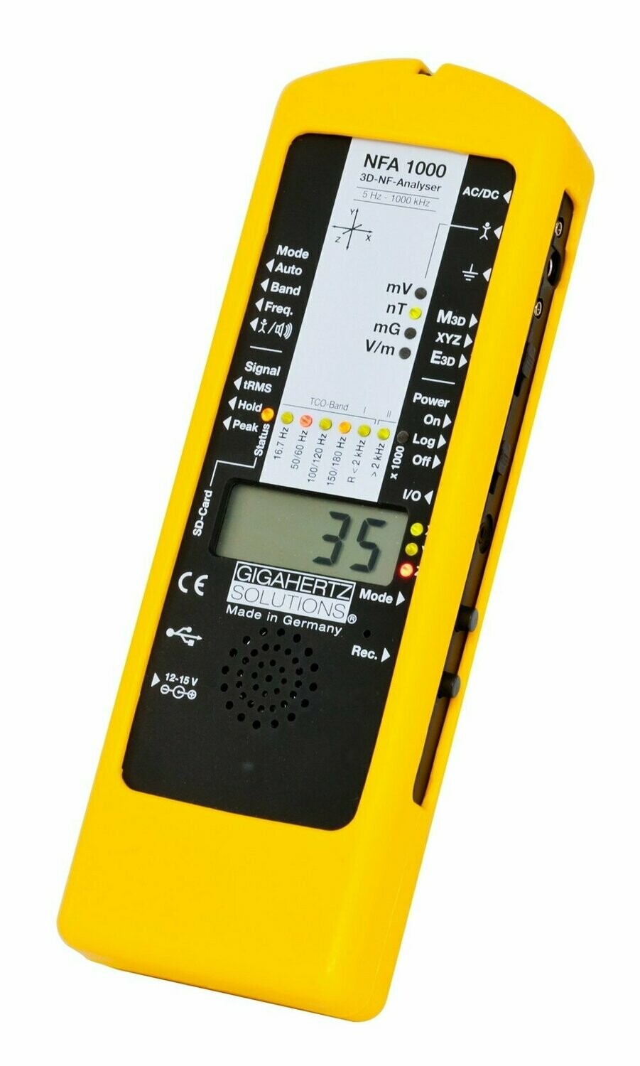 Gigahertz Solutions détecteur basses fréquences NFA 1000 avec perche Réf 25