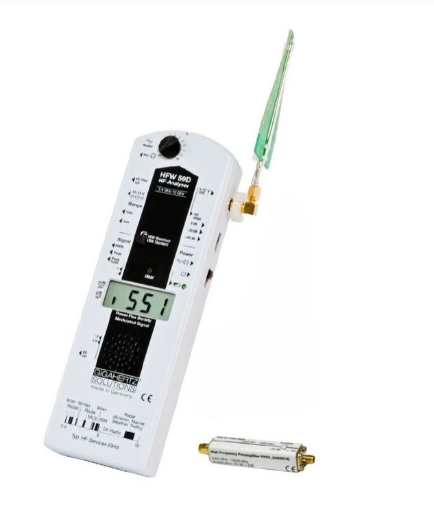 Détecteur hautes fréquences HFW59D Plus Gigahertz Solutions / Réf 36