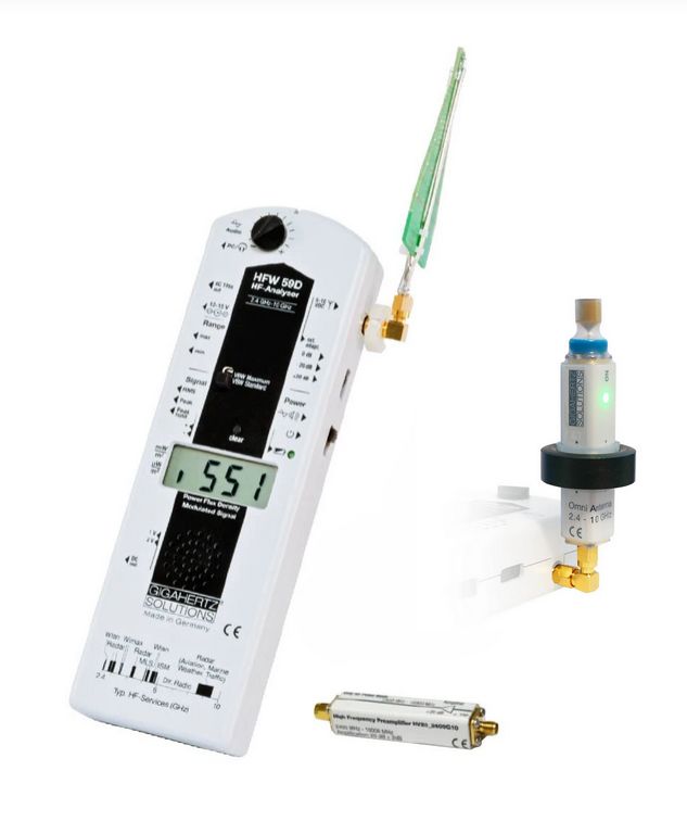 HFW59D Plus détecteur hautes fréquences Gigahertz Solutions / Réf 36