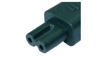 Adaptateur 2 pôles Danell pour câble d'alimentation PC blindé Adaptateur 2 pôles Danell pour câble d'alimentation PC blindé
