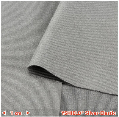 YSHIELD® SILVER ELASTIC | tissu de blindage | largeur 150 cm | 1 mètre Réf. 144 YSHIELD® SILVER ELASTIC | tissu de blindage | largeur 150 cm | 1 mètre Réf. 144