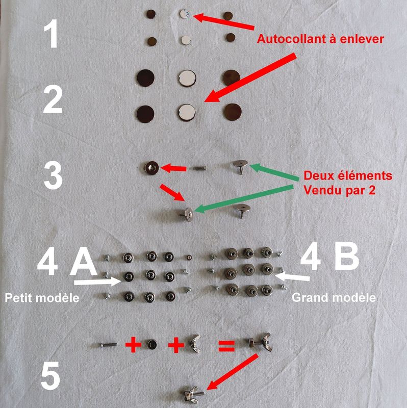 Aimant néodyme (puissant) pour rideaux, baldaquin ou solution de fermeture.