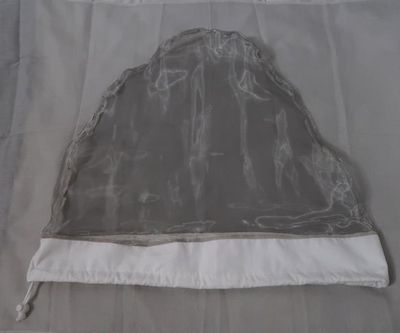 Protection du visage, voilette anti-ondes "Headnet" -50 dB, Adamantan BIOLOGA 100% acier inoxydable finition SIMPLE Réf. 51-1