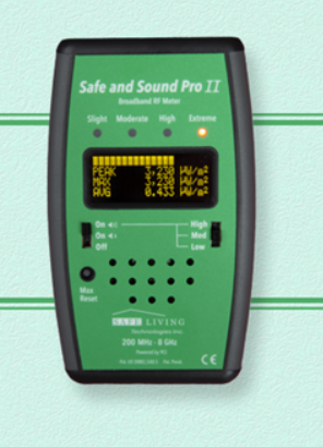Version 2024 µW/m² et V/m ! OCCASION / Détecteur hautes fréquences Safe and Sound Pro II + Housse incluse de protection / Livraison gratuite / Réf 199 Version 2024 µW/m² et V/m ! OCCASION / Détecteur hautes fréquences Safe and Sound Pro II + Housse incluse de protection / Livraison gratuite / Réf 199