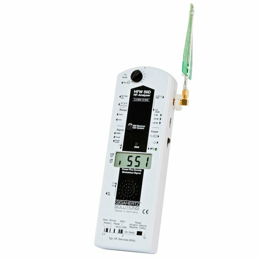 Détecteur hautes fréquences HFW59D Gigahertz Solutions / Réf 34