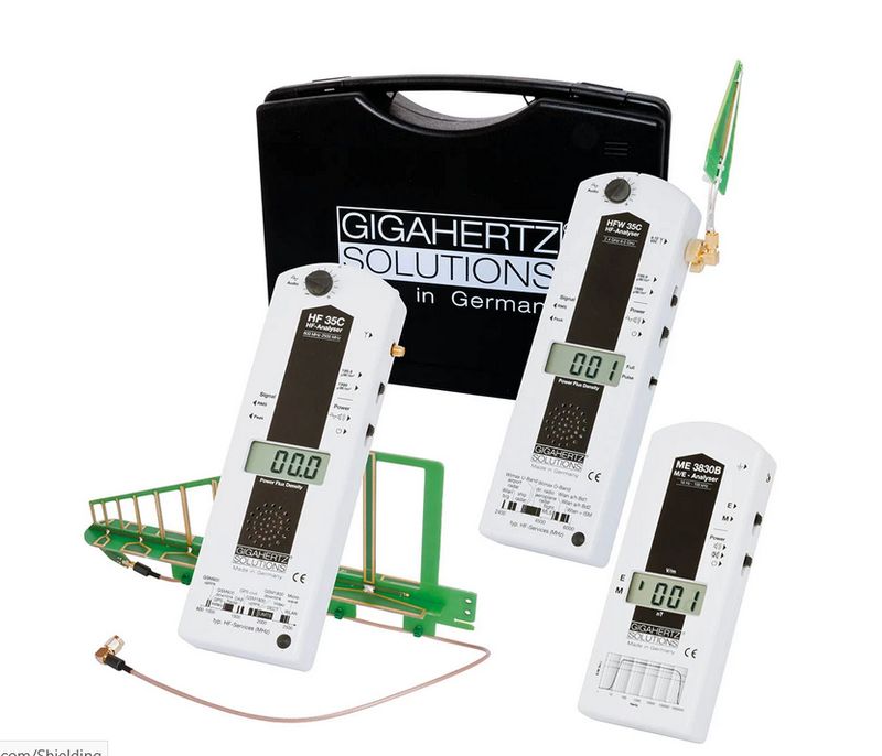 Kit MK20-W détecteurs basses et hautes fréquences Gigahertz Solutions + perche -  pince incluses / Réf. 91