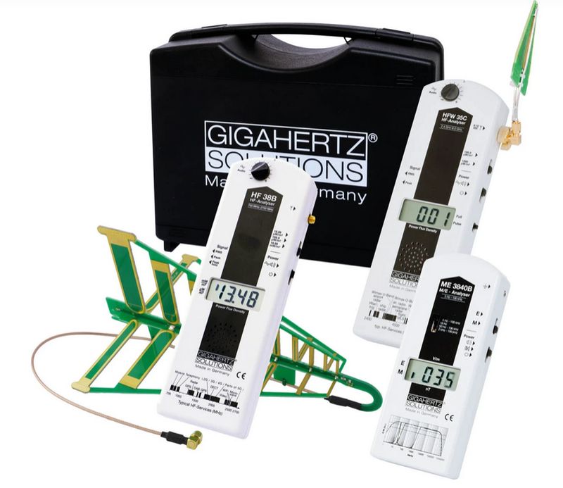 Kit MK30-W détecteurs basses et hautes fréquences Gigahertz Solutions + perche + pince incluses/ Réf. 89