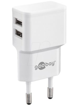 Chargeur 12 W KIT complet de mise à la terre Modèle 1A : USB-A Goobay® / Réf. 365 Chargeur 12 W KIT complet de mise à la terre Modèle 1A : USB-A Goobay® / Réf. 365