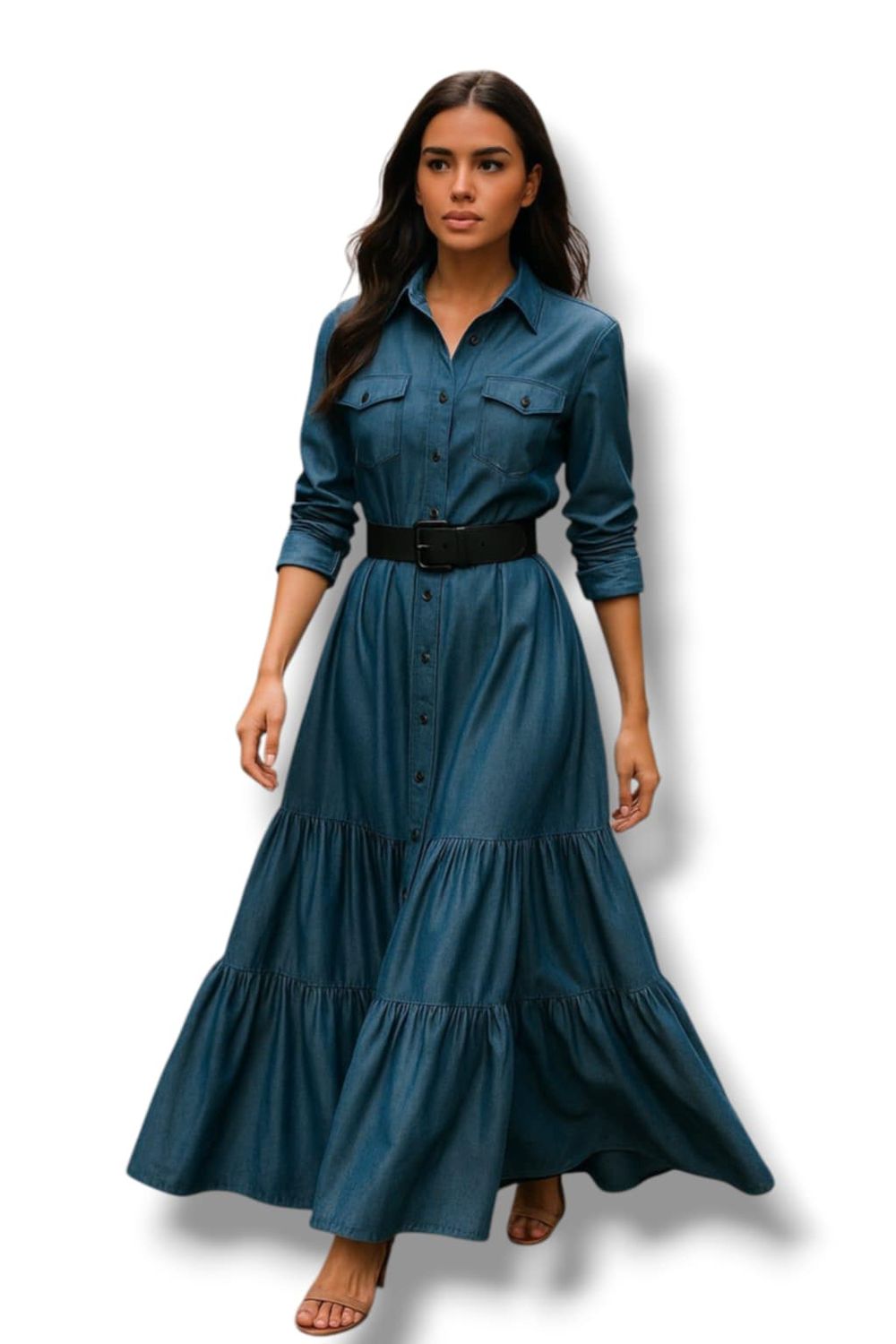 Duga haljina košulja Calida