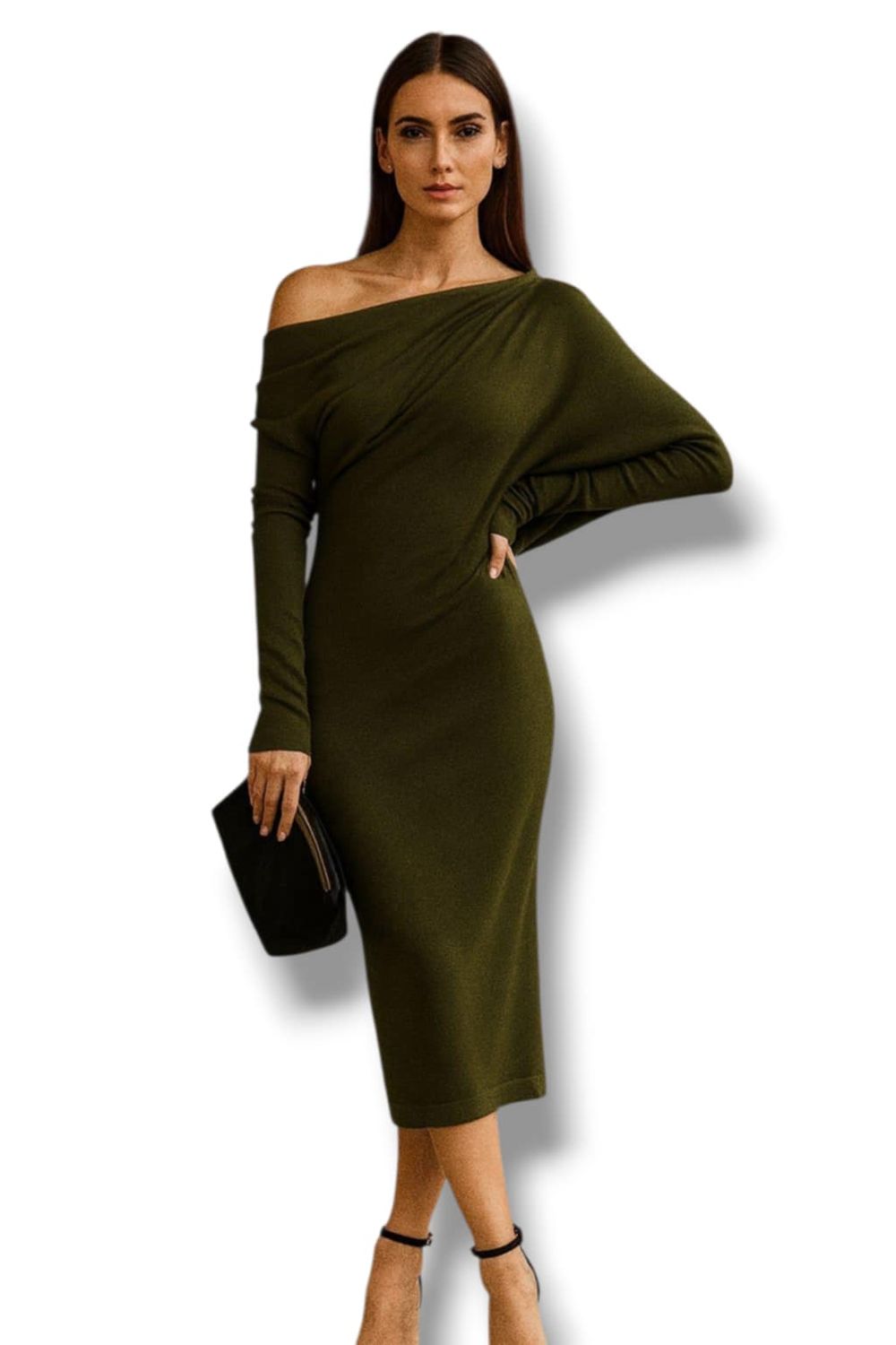 Haljina Zia- deep olive