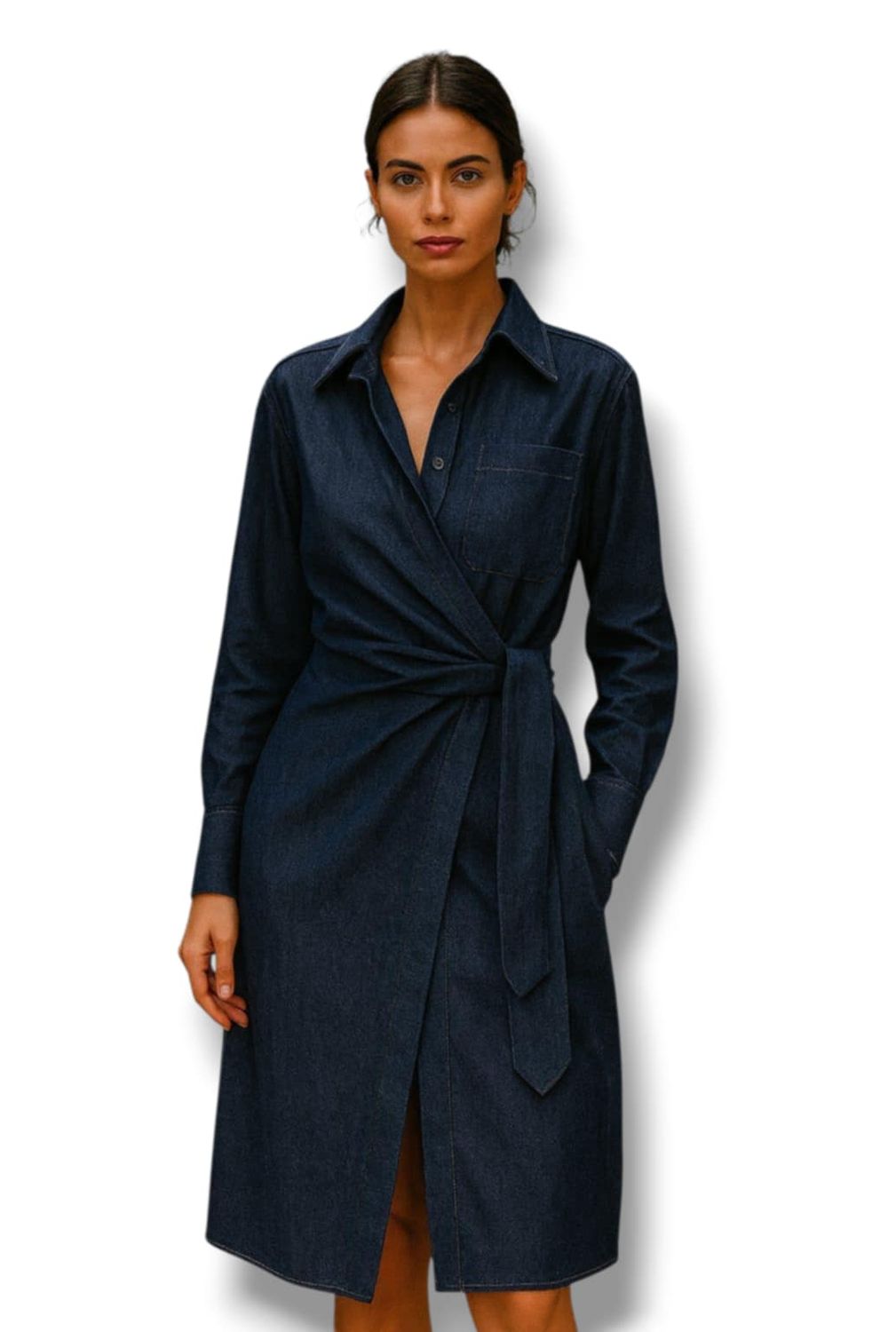 Traper haljina na preklop Noemi