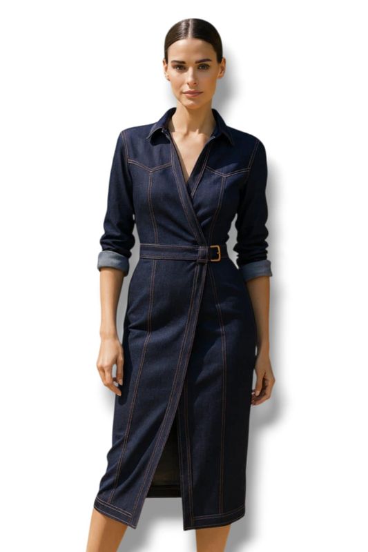 Traper haljina na preklop Eva Traper haljina na preklop Eva