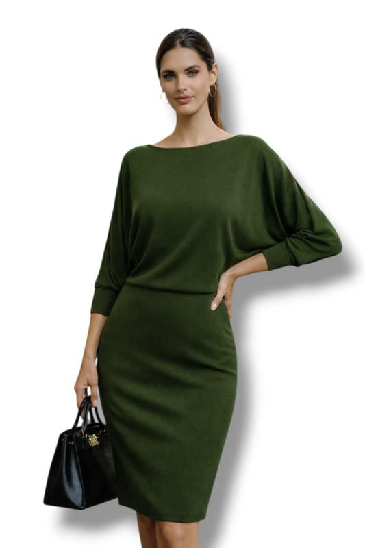 Haljina Šišmiš-deep green Haljina Šišmiš-deep green