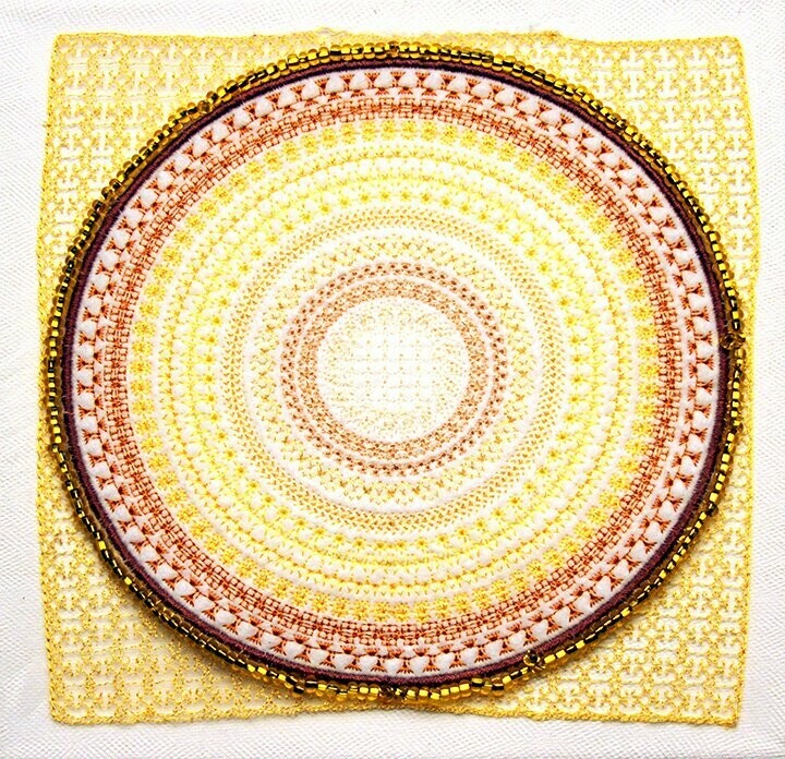 Yellow Chakra Mandala