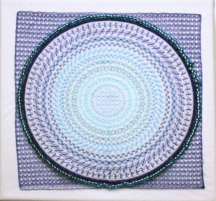 Blue Chakra Mandala