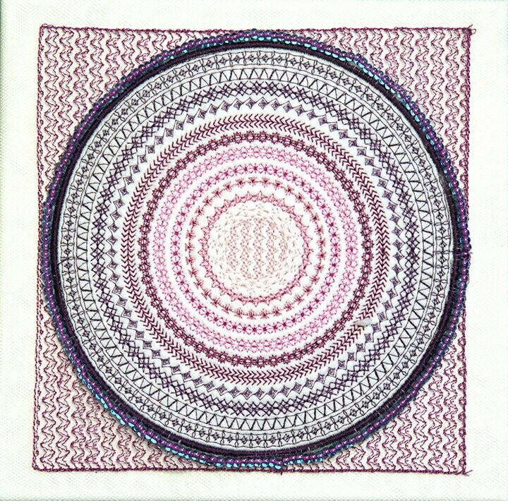 Violet Chakra Mandala
