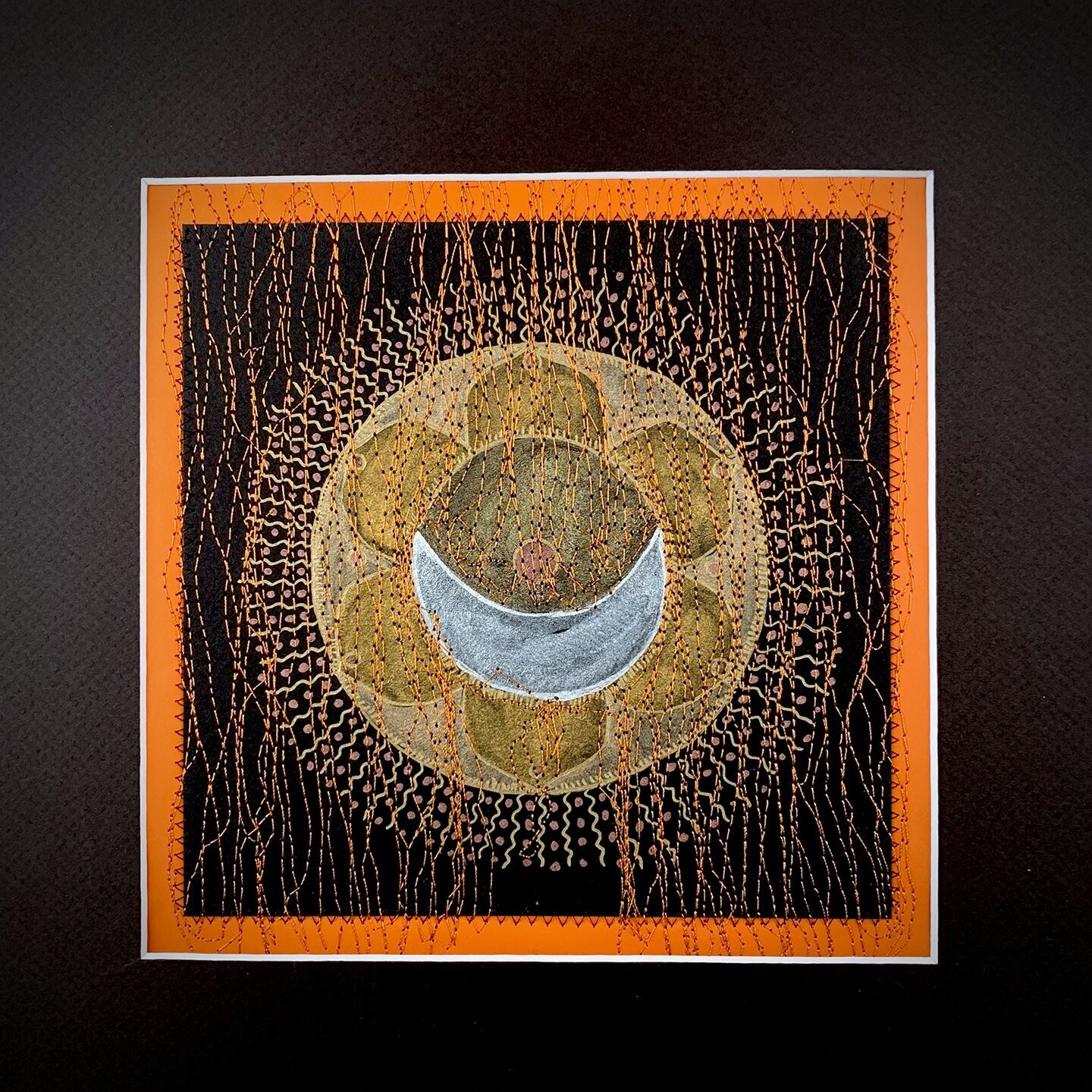2. Orange on Black