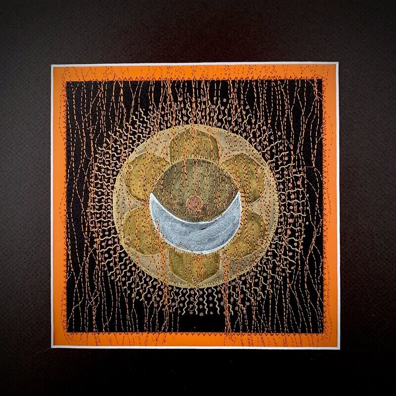 2. Orange on Black