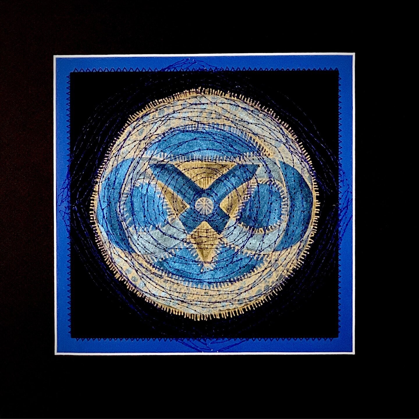 6. Indigo on Black