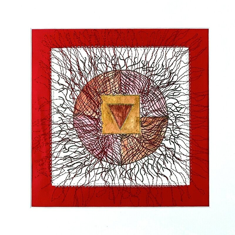 1. Red on White