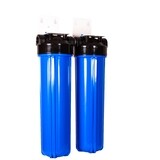 Big Blue Purifier With Wall Brackets and Filter Cartridges