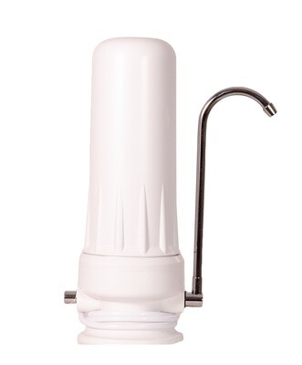 Glacier Single Counter Top Water Purifier with KDF&amp;GAC Filter Cartridge.