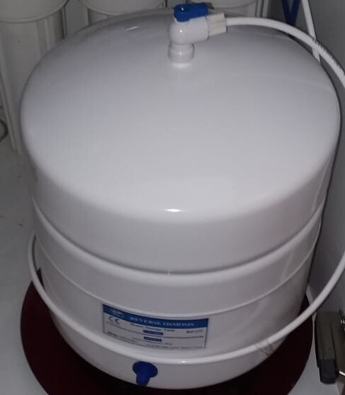 Reverse Osmosis  3.2 Gallon White Steel Pressure Tank