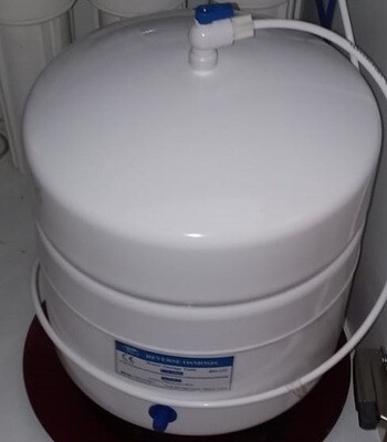 Reverse Osmosis  3.2 Gallon White Steel Pressure Tank