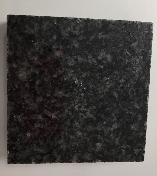 Black Mild Steel Table With Granite Top