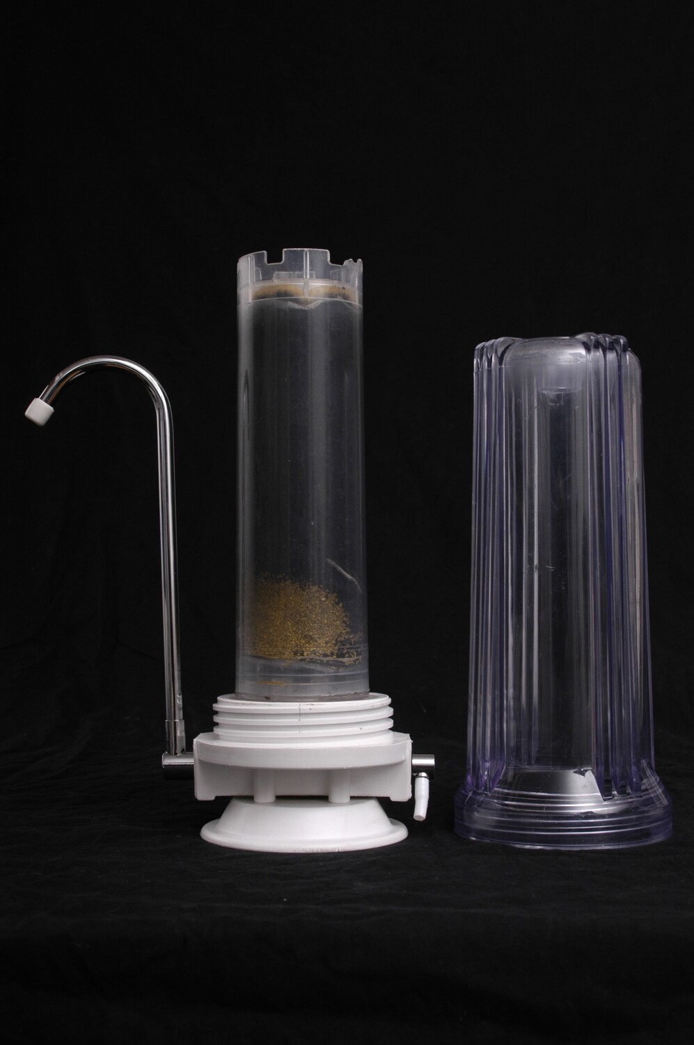Glacier Single Counter Top Water Purifier with KDF&amp;GAC Filter Cartridge.