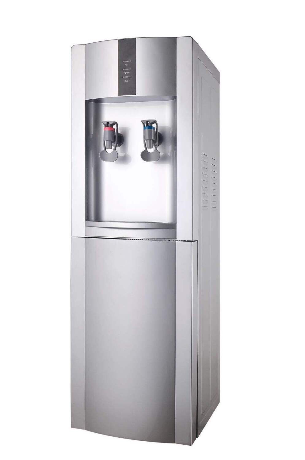 Hot &amp; Cold Water Dispenser plus PVC Filtration System On-Top-Of-Dispenser.
