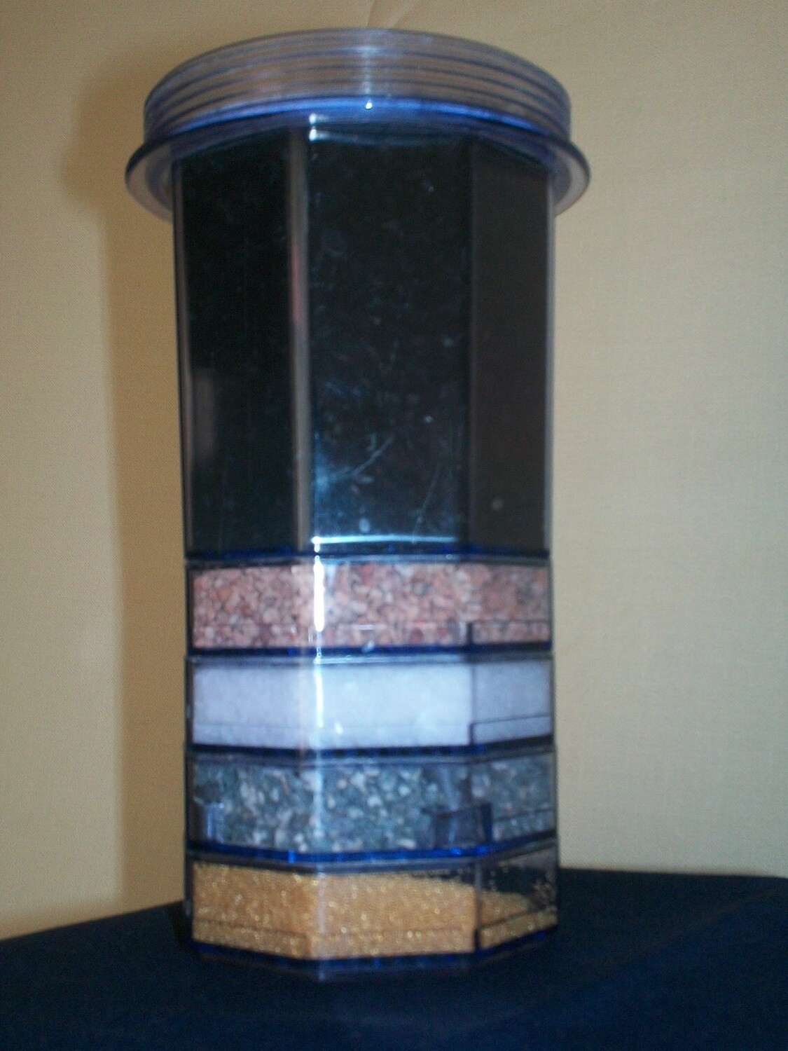Glacier Ceramic Dome and Hexagonal Multilayered Carbon Filter Cartridge Set