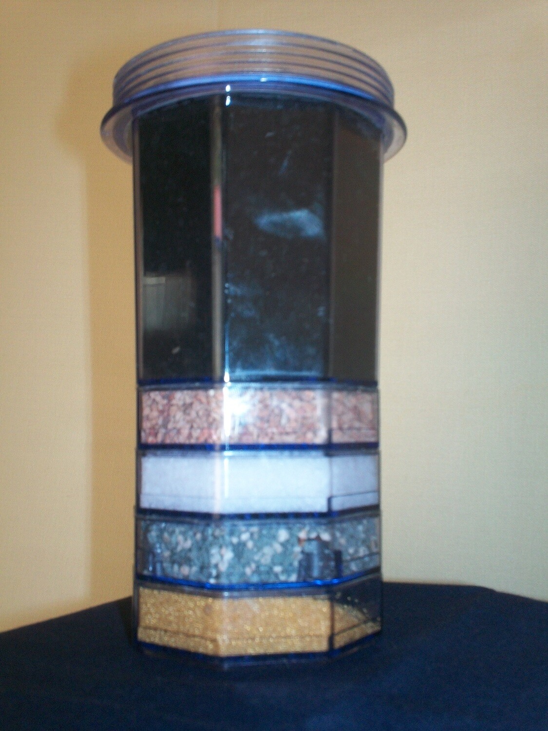 Glacier 6 - Stage  Hexagonal Multilayered Carbon Filter Cartridge Only
