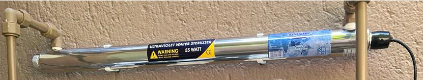 Stainless Steel UVE- 55 Watt Ultra Violet Sterilizer System