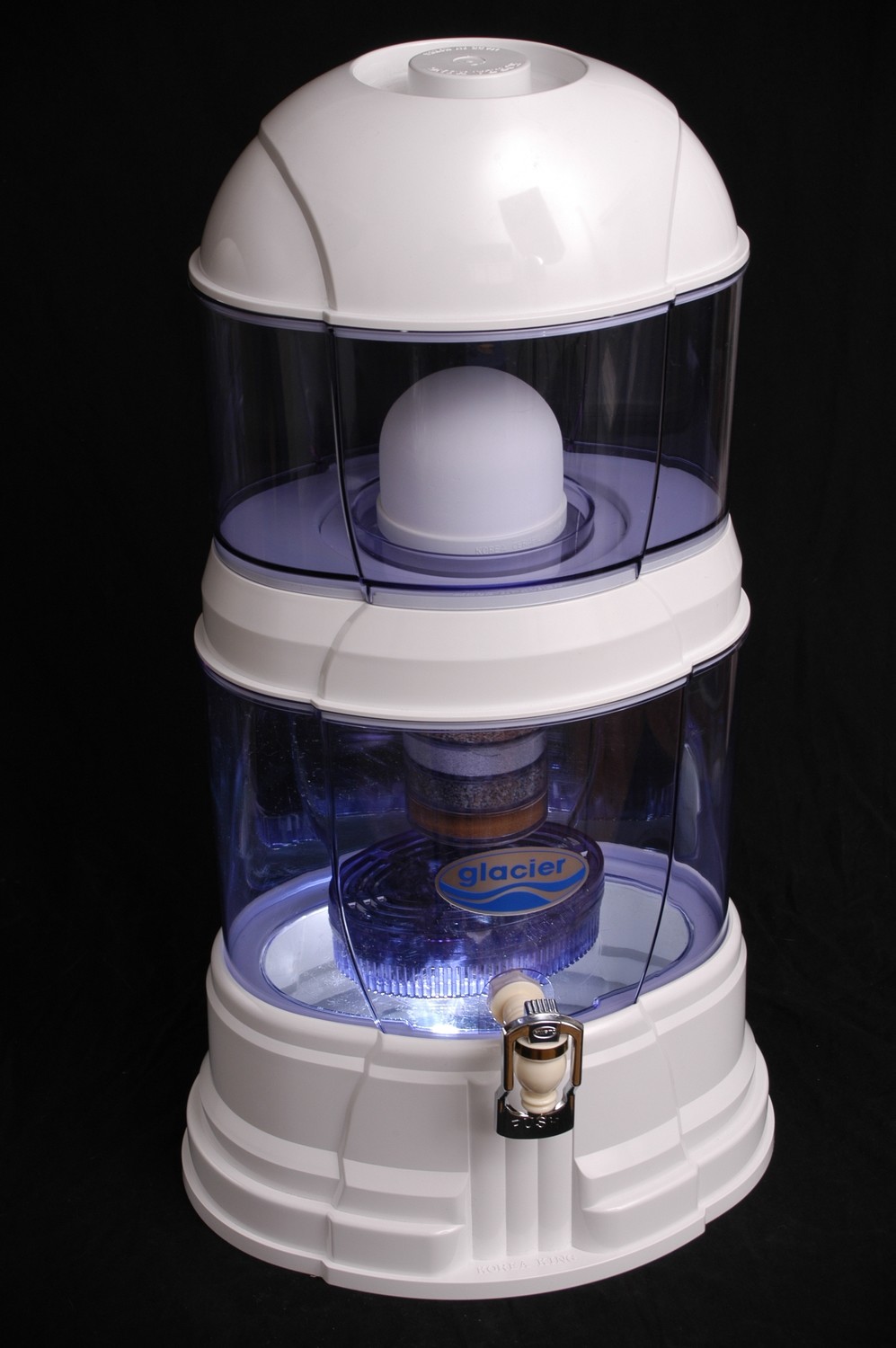 Glacier - 12l OVAL  PVC  Gravity Feed Water Filtration System