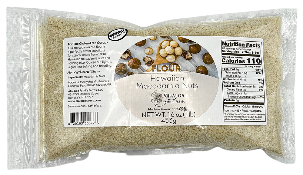 Hawaiian Macadamia Nut Flour (Fines)