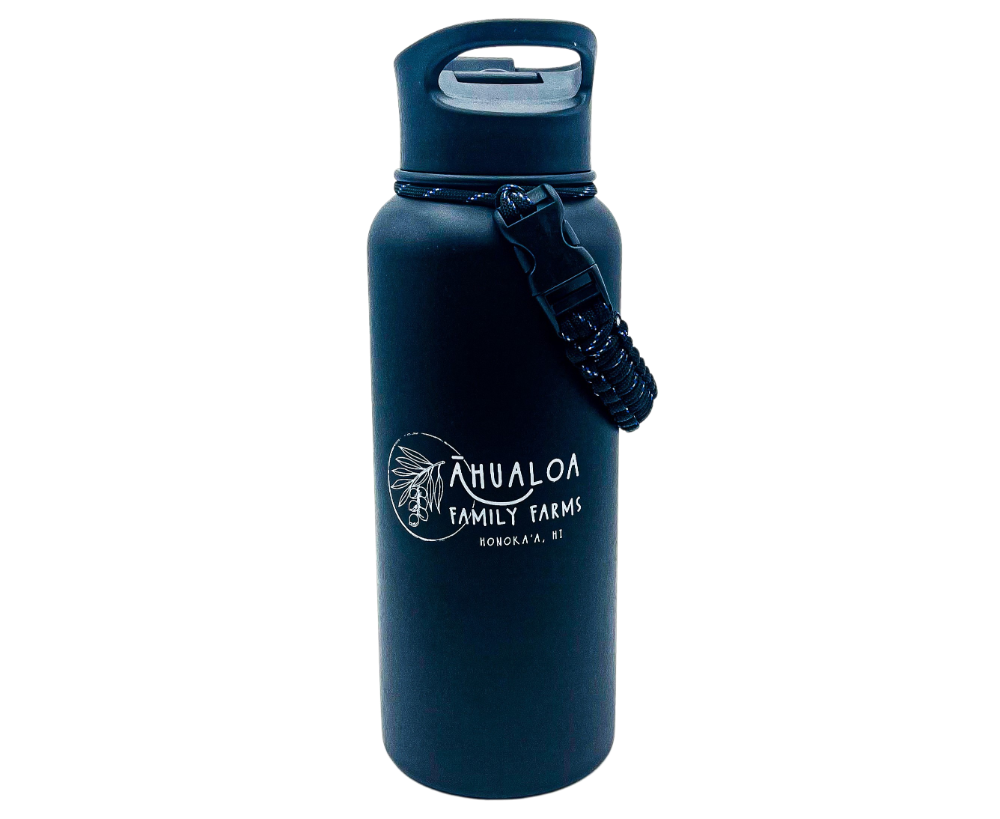Black 34 oz Water Bottle