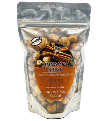 Cinnamon Spice Macadamia Nuts (Seasonal Holiday Special)